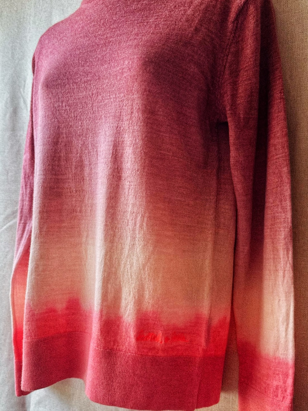 🍓🌅 Scotch & Soda Gradient Tie-Dye Wool Blend Sweater 🌅🍓